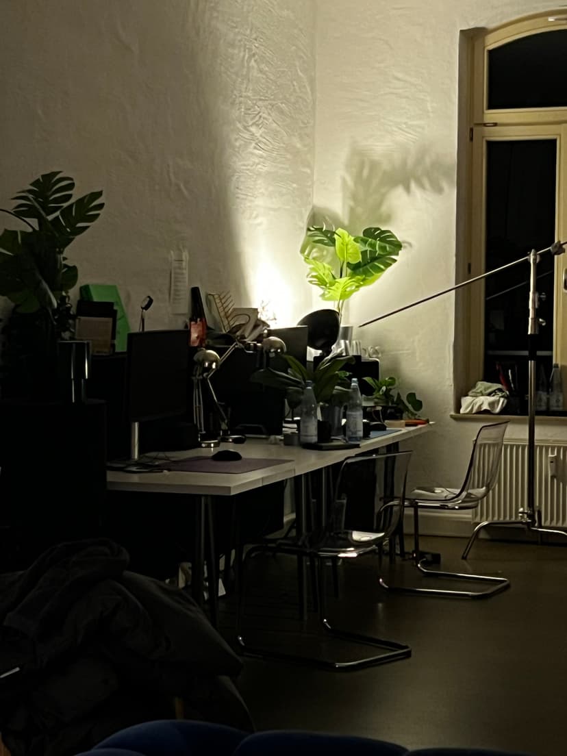 Office at night